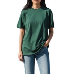 Old Navy Classic Field Of Greens Short Sleeve Oversized T-Shirt Cotton LP